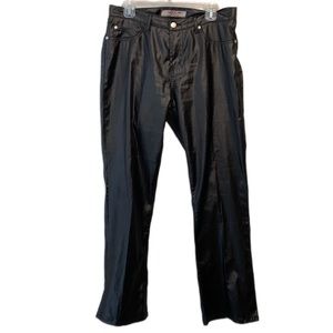 Vintage Paris Blues Black Shiny Pants Final Offers Before Donating